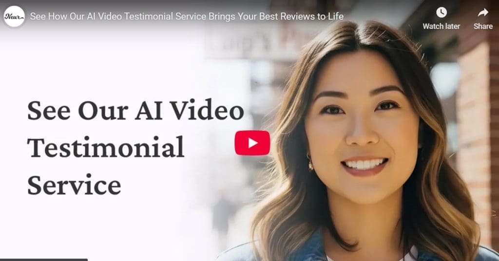 AI Video Testimonial Service for Reviews