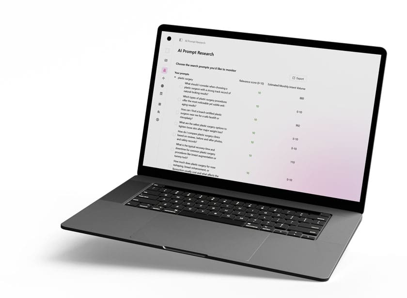 AI SEO for Plastic Surgery​ Marketing prompts