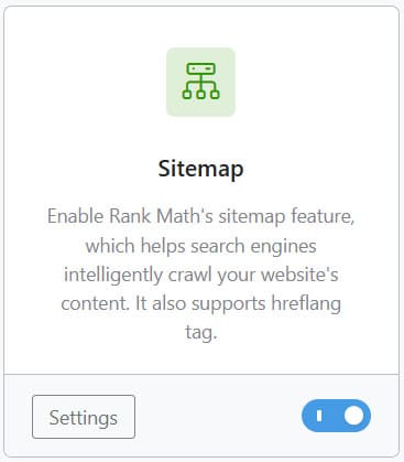 seo in healthcare Sitemap settings example for SEO in healthcare.